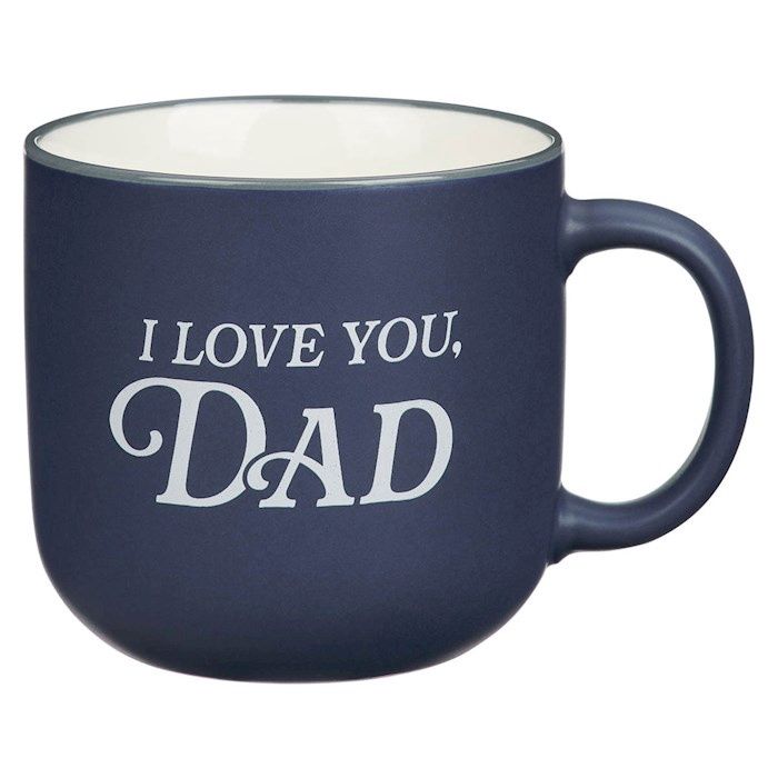 MUG- I LOVE YOU DAD, NAVY