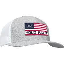 CAP- HOLD FAST- HEATHERED FLAG- SALE!