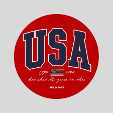 STICKER- HOLD FAST, USA STRONG
