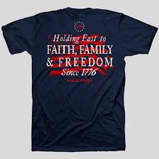 TSHIRT- HOLDING FAST- 2X- NAVY, XX-LARGE - SALE!