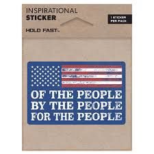 STICKER- HOLD FAST, OF THE PEOPLE