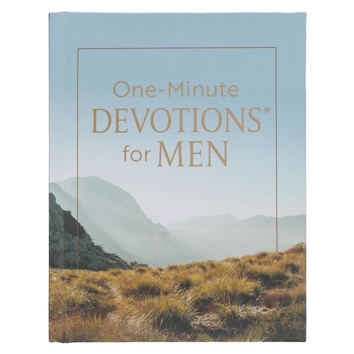 DE- ONE-MINUTE DEVOTIONS FOR MEN- SALE!