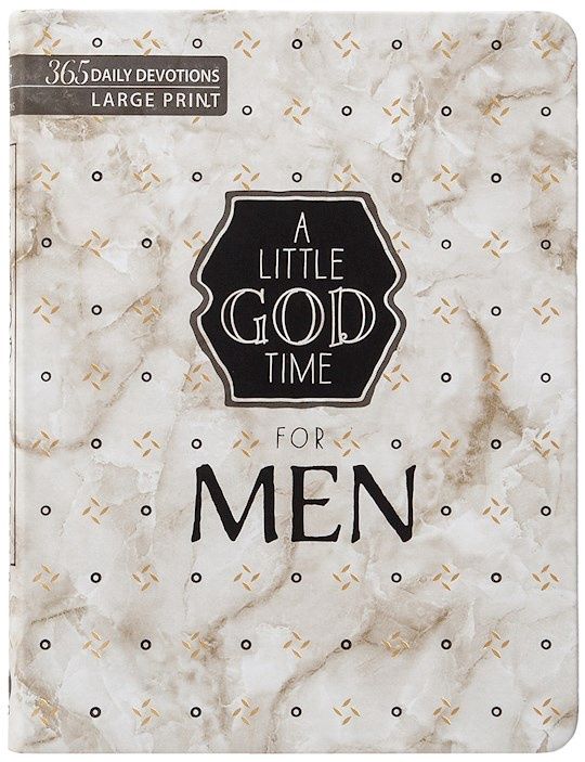 DE- LITTLE GOD TIME FOR MEN, LARGE PRINT- SALE!