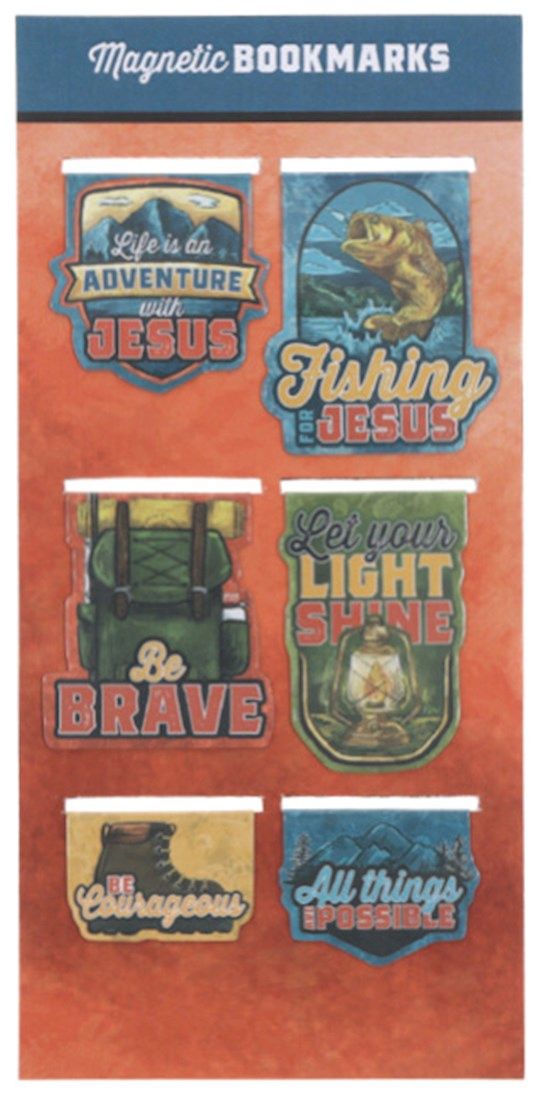 MAGNETIC BOOKMARKS- ADVENTURE WITH JESUS SET- OF 6