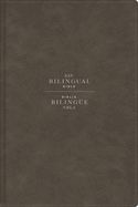 B- ESV-NBLA BILINGUAL BIBLE- GREY LEATHERSOFT