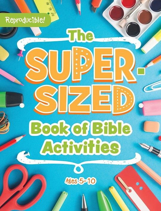 KM- SUPER-SIZED BOOK OF BIBLE ACTIVITIES, AGES 5-10- SALE!