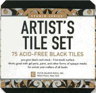 BJR- ARTIST'S  TILE SET: BLACK, 75 TILES