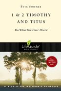 BIS-LBS- 1 & 2 TIMOTHY AND TITUS: LIFEGUIDE BIBLE STUDIES BIS-LBS- 1 & 2 TIMOTHY AND TITUS: LIFEGUIDE BIBLE STUDIES