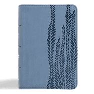 B-CSB- LARGE PRINT, COMPACT, REFERENCE BIBLE, DIGITAL STUDY- SLATE, LEATHERTOUCH
