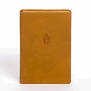 B-CSB- GIANT PRINT, PERSONAL SIZE- CAMEL, LEATHERTOUCH