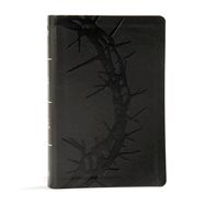 B-KJV- LARGE PRINT PERSONAL SIZE REFERENCE BIBLE, CHARCOAL, INDEXED, LEATHERTOUCH