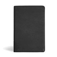 B-KJV- PERSONAL SIZE, GIANT PRINT, BLACK, INDEXED, GENUINE LEATHER