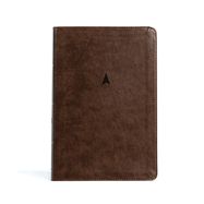B-CSB- GIANT PRINT, PERSONAL SIZE- BROWN, INDEXED, LEATHERTOUCH