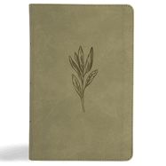 B-NASB- LARGE PRINT PERSONAL REFERENCE, SAGE, INDEXED, LEATHERTOUCH