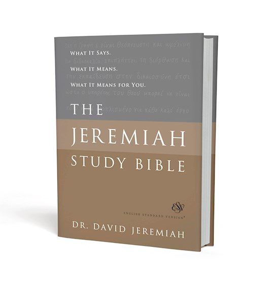 B-ESV- JEREMIAH STUDY BIBLE, HARDCOVER