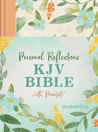 B- KJV PERSONAL REFLECTIONS BIBLE WITH PROMPTS- PEACH FLORAL