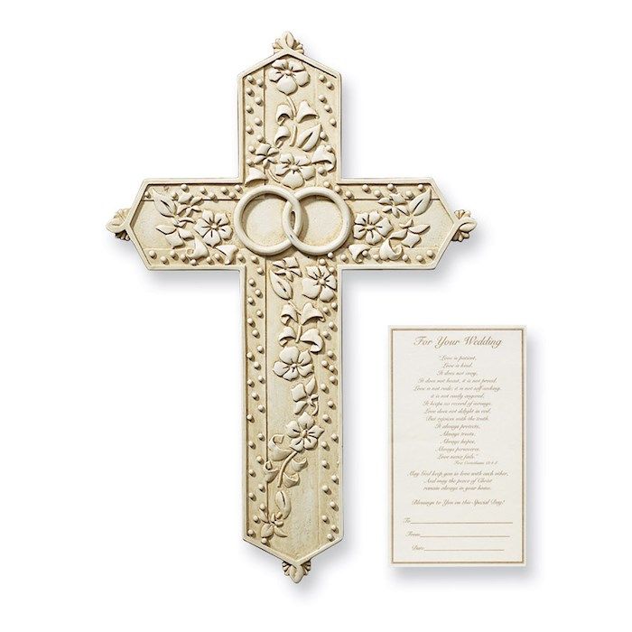 WALL CROSS-WEDDING (7.5")