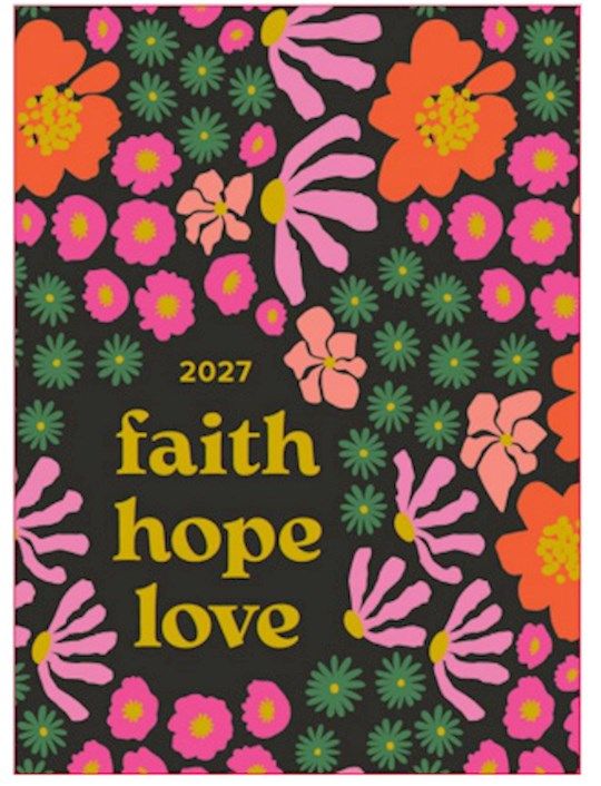 2027- 18-MONTH AGENDA PLANNER- NEVER STOP BLOOMING FLORAL