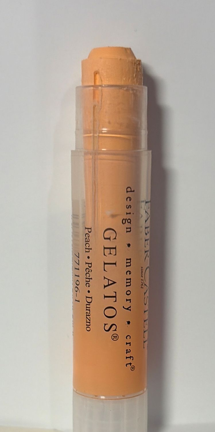 BJR- GELATOS- SINGLE- PEACH- ART CRAYON