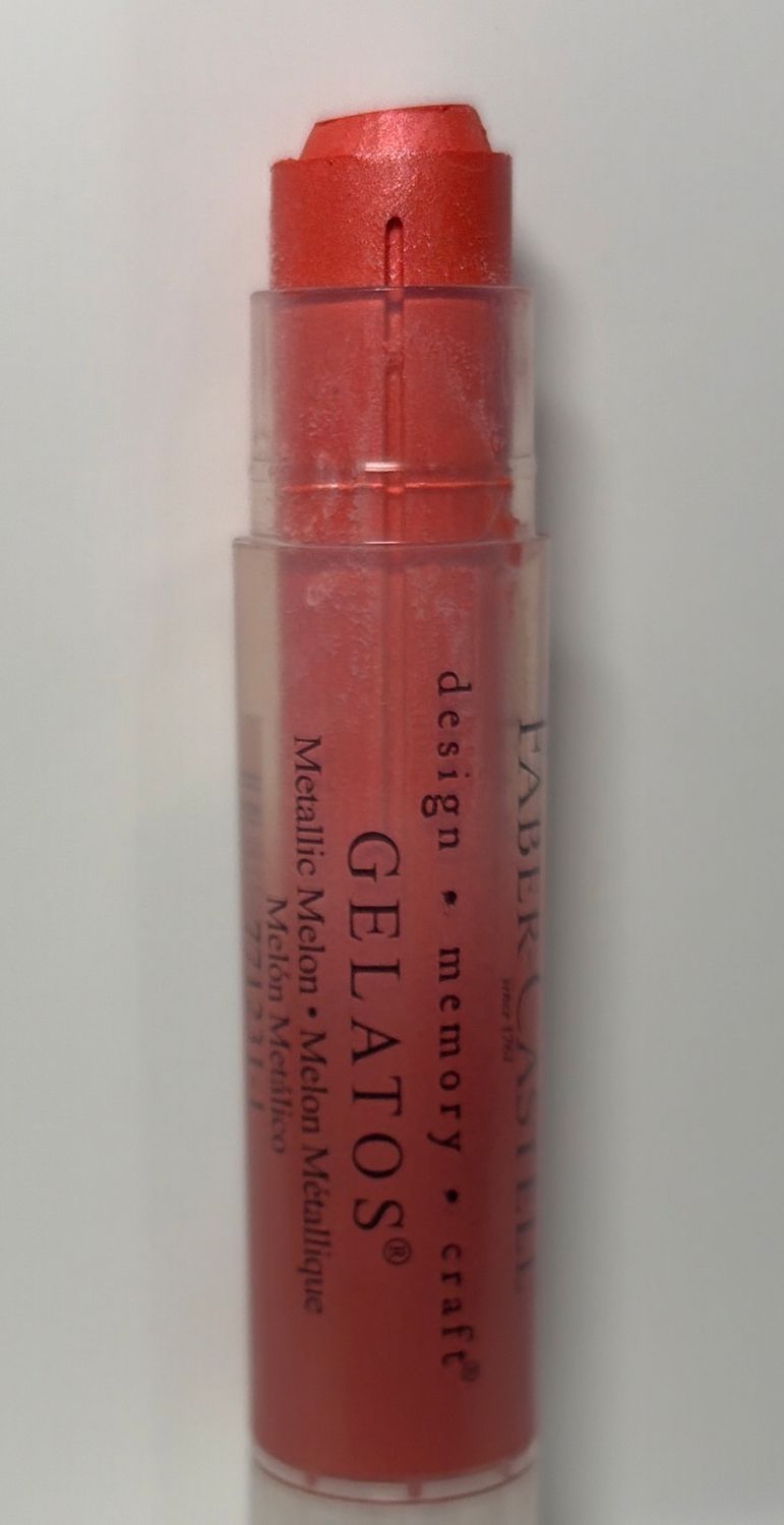 BJR- GELATOS- SINGLE- METALLIC MELON- ART CRAYON