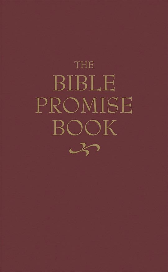 PR- BIBLE PROMISE BOOK. KJV, BURGUNDY