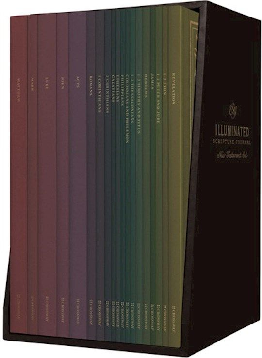 B-ESV- ILLUMINATED SCRIPTURE JOURNAL SET- NEW TESTAMENT