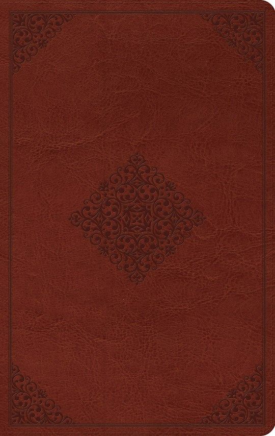 B- ESV VALUE THINLINE TAN ORNAMENT