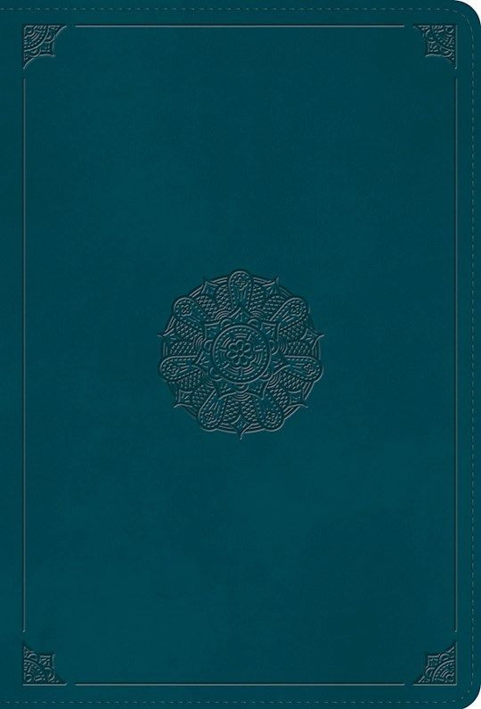 B-ESV- GIANT PRINT THINLINE BIBLE, DEEP TEAL