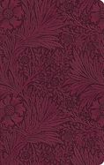 B-ESV- LARGE PRINT VALUE THINLINE, RASPBERRY, FLORAL