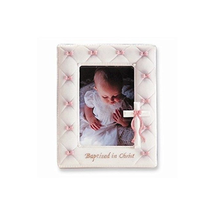 FRAME- BAPTISM, GIRL, 7"