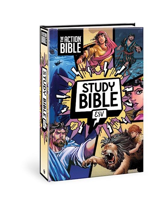 B-ESV- ACTION BIBLE STUDY BIBLE- HARDCOVER