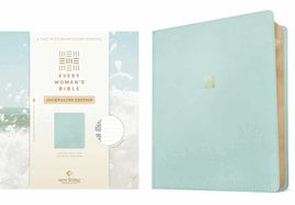 B-NLT- EVERY WOMAN'S BIBLE, JOURNALING EDITION, SEAFOAM BLUE