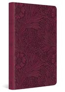 B-ESV- VALUE THINLINE BIBLE, TRUTONE, RASPBERRY, FLORAL, OP