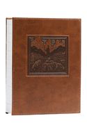 B-NKJV- NEW TESTAMENT TRACING EDITION, BROWN, LEATHERSOFT