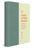 B-ESV- TEEN STUDY BIBLE, TRUTONE, SEASIDE BLUE