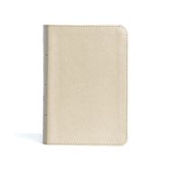 B-CSB- LARGE PRINT, COMPACT, REFERENCE BIBLE- GOLD, LEATHERTOUCH