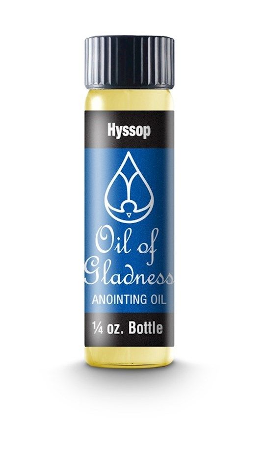 ANOINTING OIL- OIL OF GLADNESS- HYSSOP, 1/4 OZ