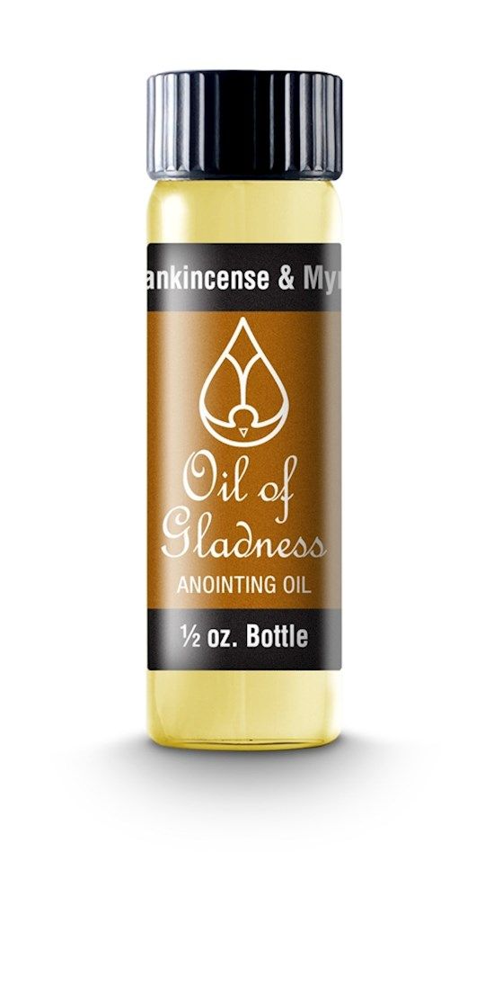 ANOINTING OIL- OIL OF GLADNESS- FRANKINCENSE &amp; MYRRH, 1/2 OZ