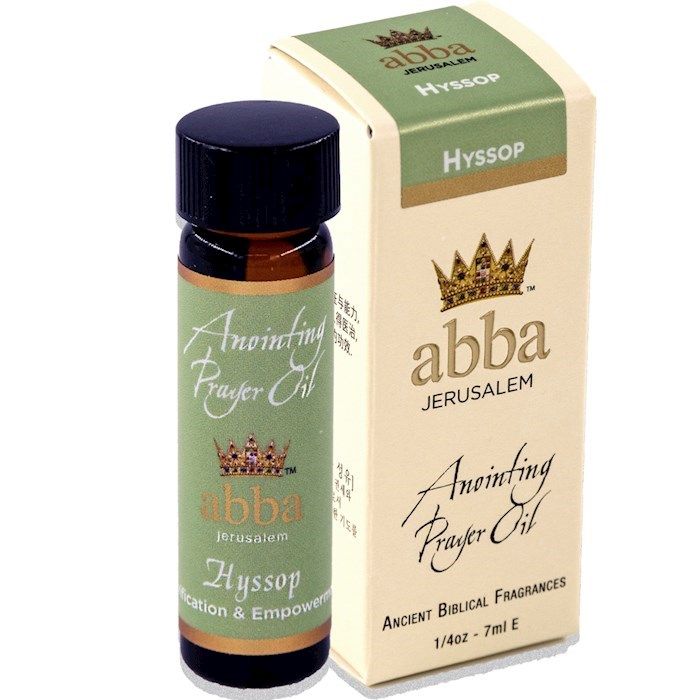 ANOINTING OIL- ABBA- HYSSOP- 1/4 OZ