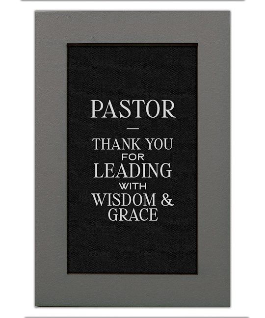 PLAQUE- MODERN GRACE: PASTOR THANK YOU