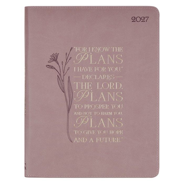 PLANNER- 2027- I KNOW THE PLANS, ZIPPERED, 18-MONTH