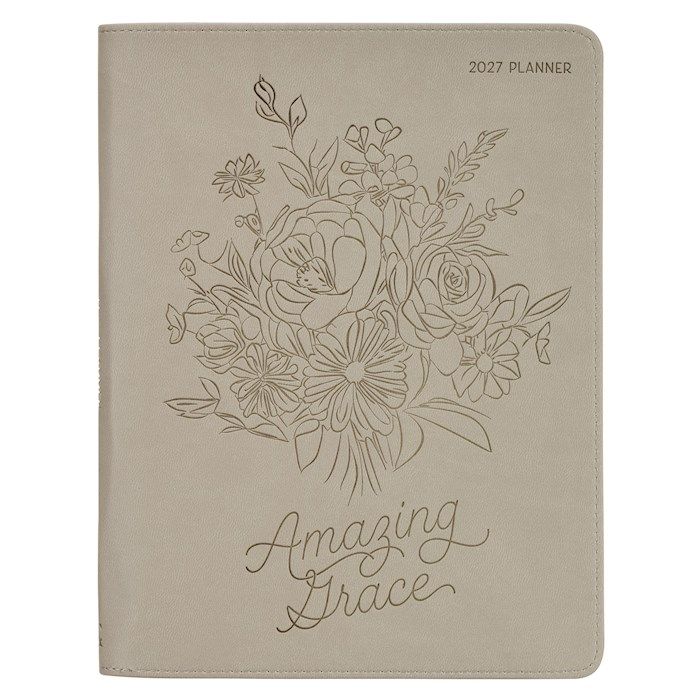 PLANNER- 2027- AMAZING GRACE, ZIPPERED, 18-MONTH