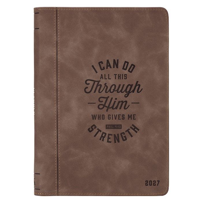 PLANNER- 2027- I CAN DO ALL THINGS, ZIPPERED, 12-MONTH