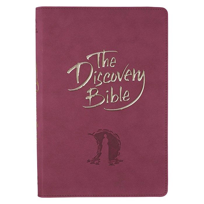 B-NLT- THE DISCOVERY BIBLE, PURPLE FAUX LEATHER
