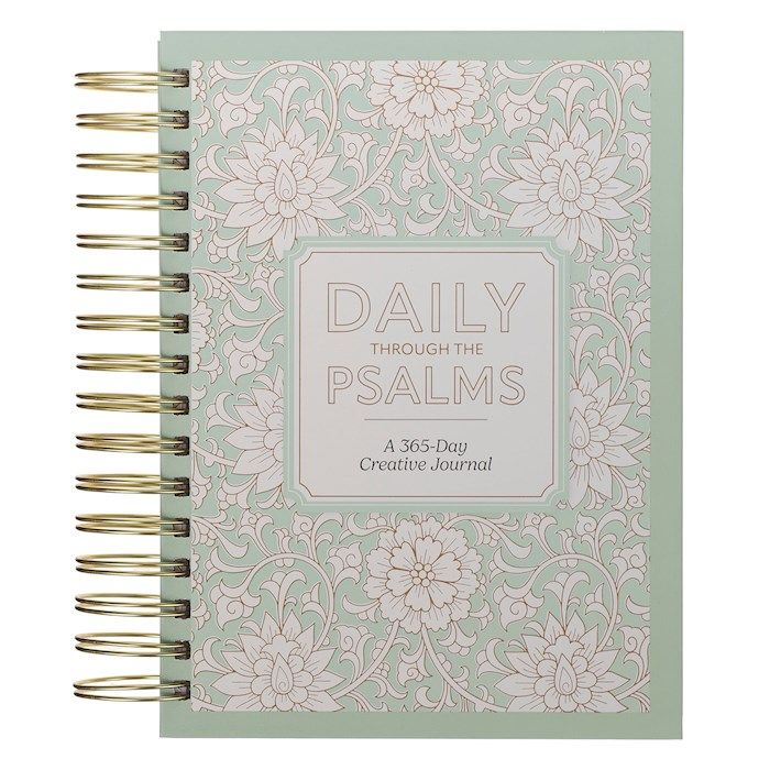 DE- DAILY THROUGH THE PSALMS: A 365-DAY CREATIVE JOURNAL