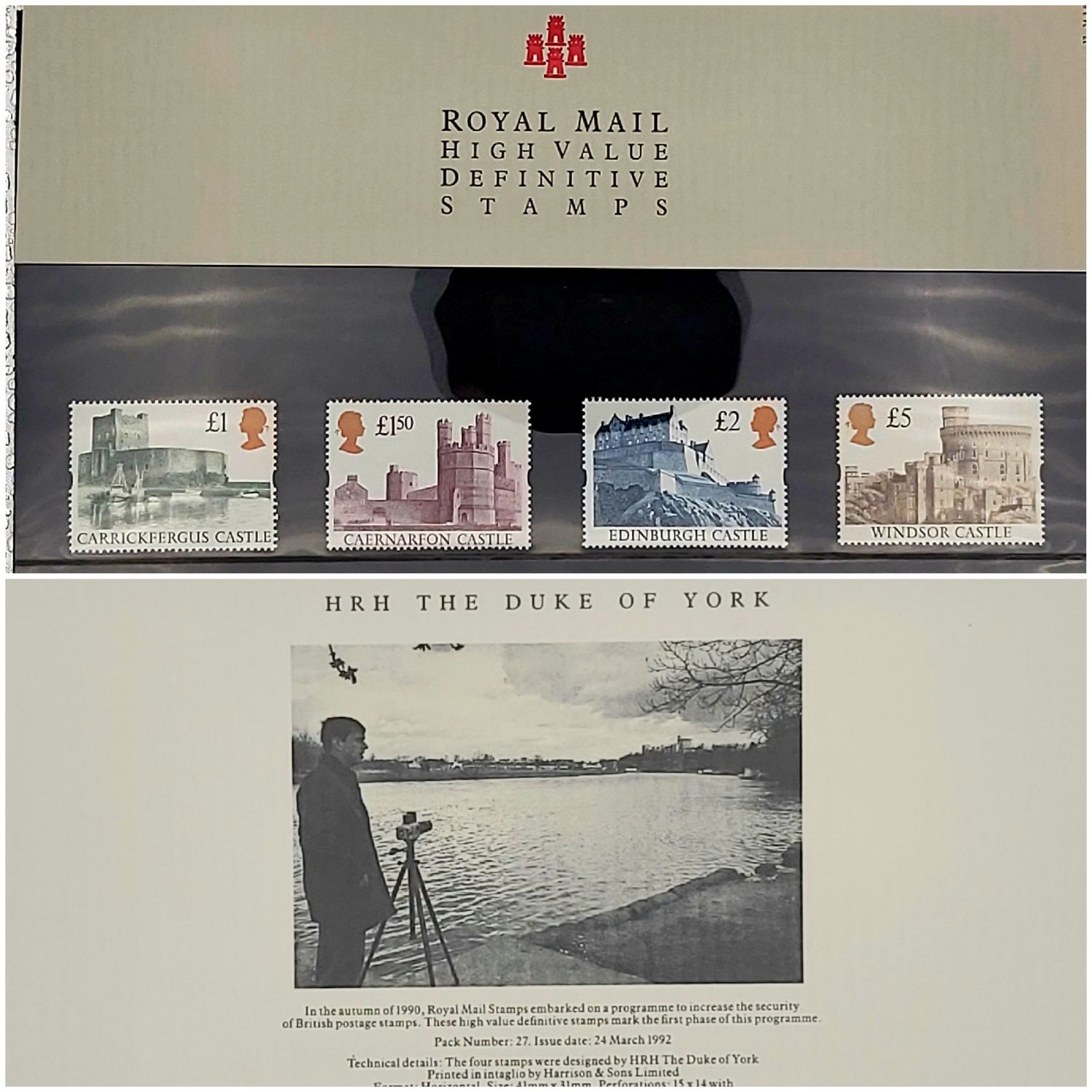 Royal Mail Castle Collection Stamps