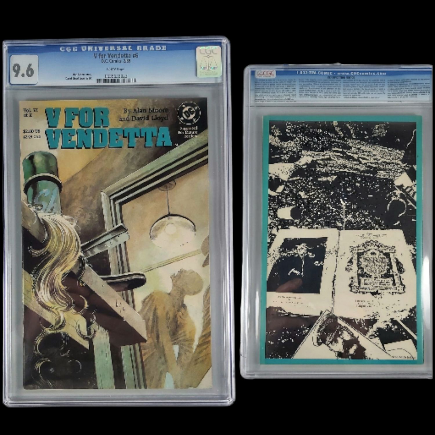 V for Vendetta #6 CGC 9.6 White Pages 1989 DC Comics Alan Moore David Lloyd