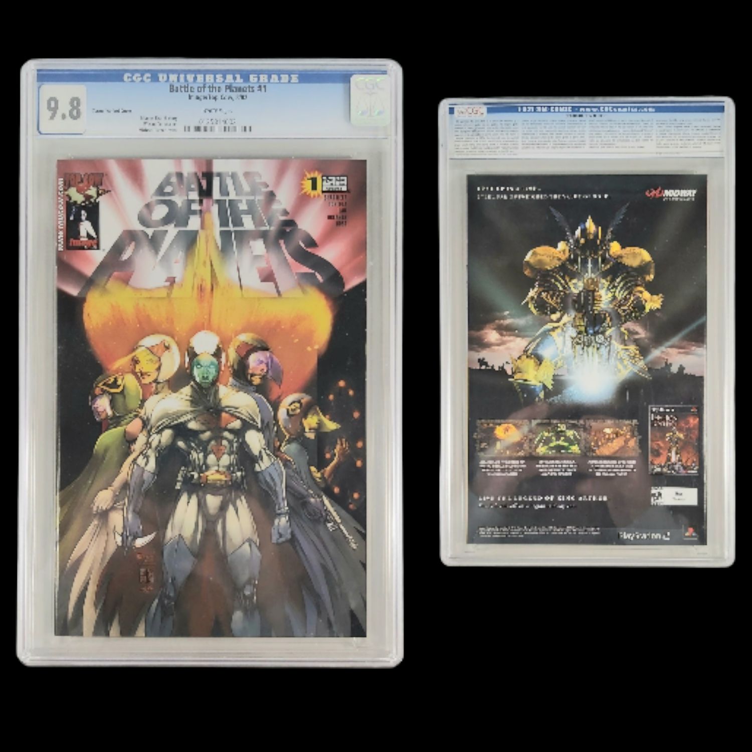 Battle of the Planets #1 CGC 9.8 Michael Turner Variant Cover 2002