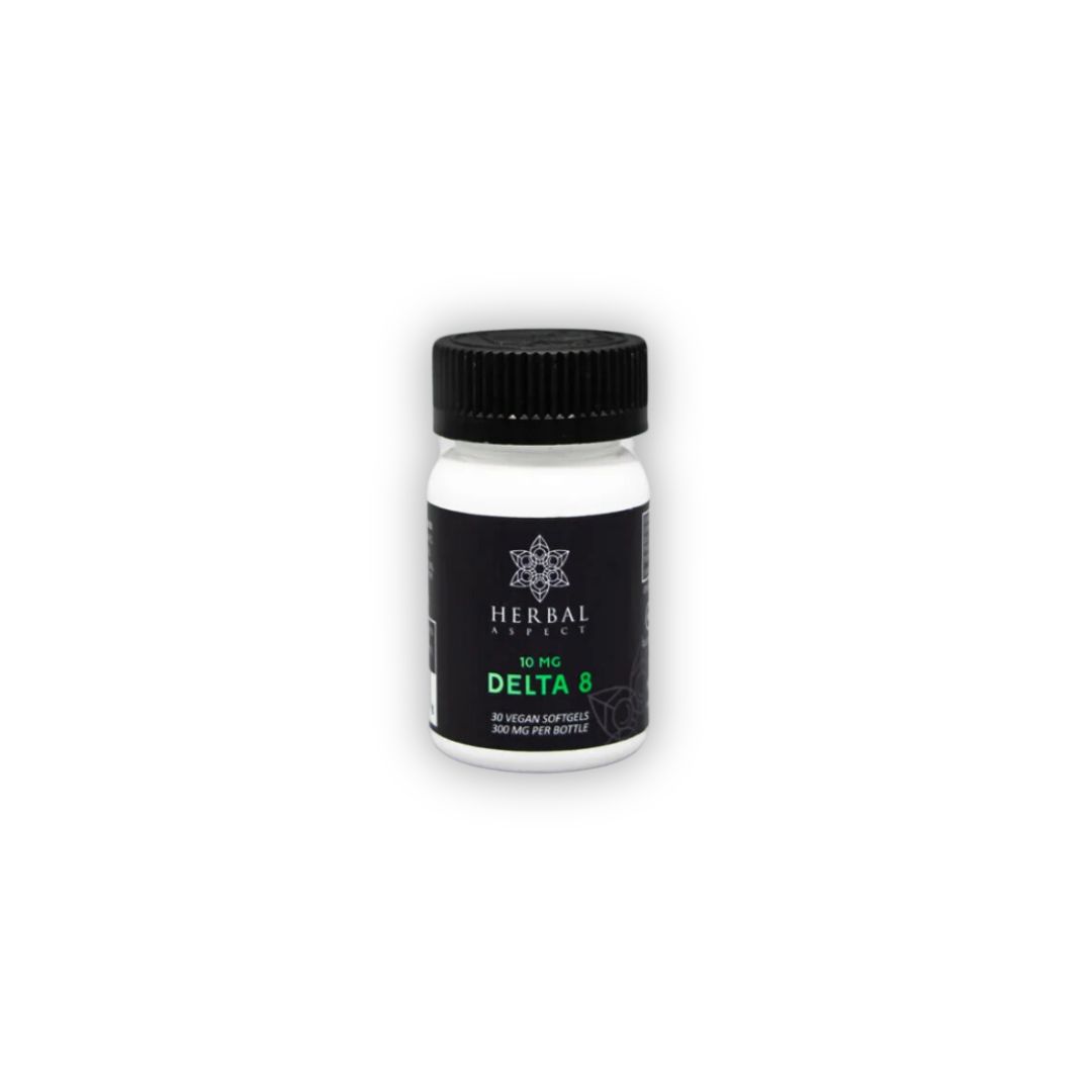 Herbal Aspect - Delta 8 Vegan Softgels, Attribute 1: 10MG Softgels