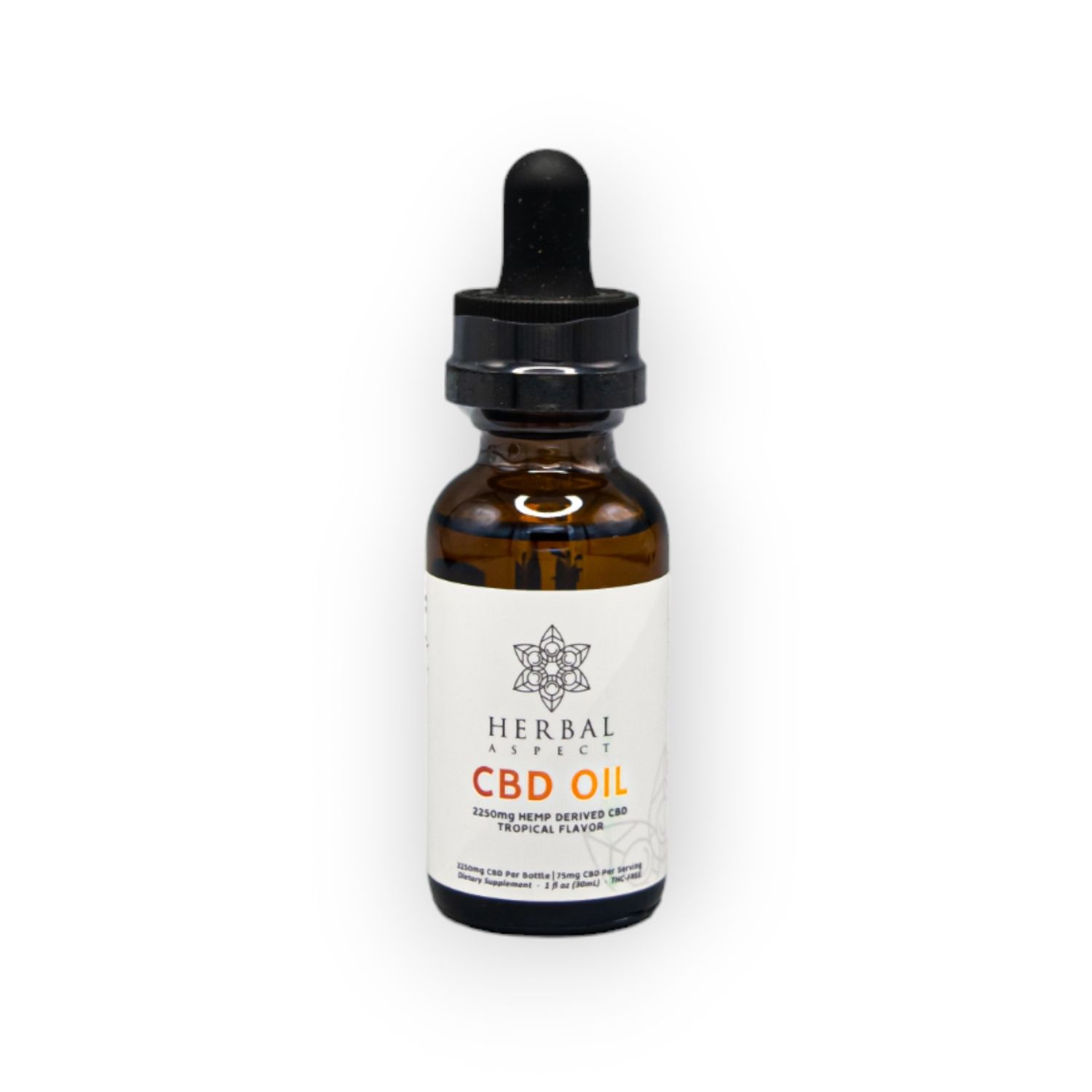 Herbal Aspect - CBD Tincture - 2250MG Tropical